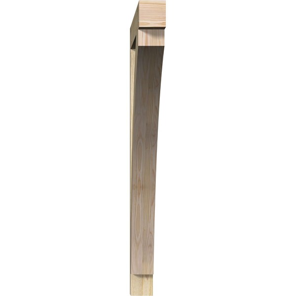 Thorton Block Rough Sawn Bracket, Douglas Fir, 4W X 48D X 48H